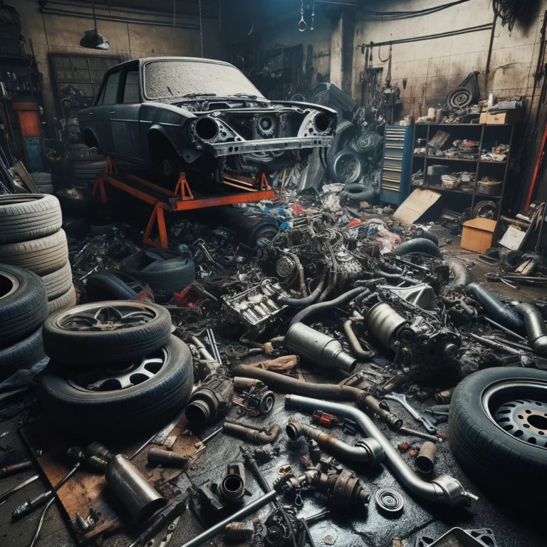 Odpady z warsztatów samochodowych